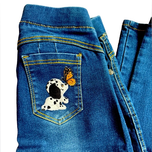 Puppy Accent Pull On Skinny Jeans - Picture 2 of 11